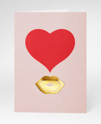 GREETING CARD "KISS"