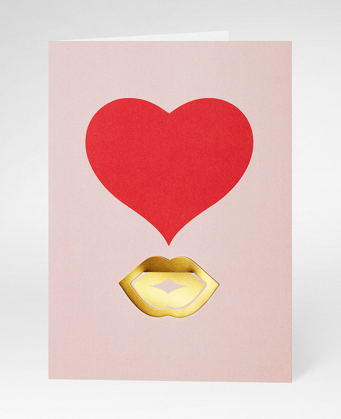 GREETING CARD "KISS"