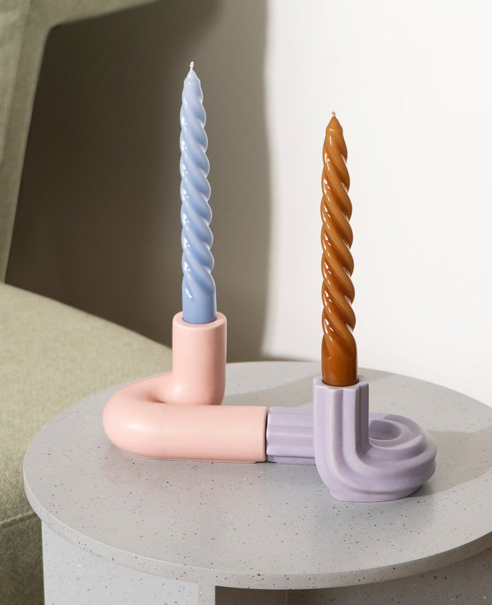 KERZENHALTER "TEMPLO" LIGHT ROSE