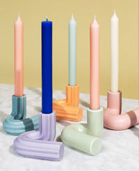 KERZENHALTER "TEMPLO" LIGHT MINT