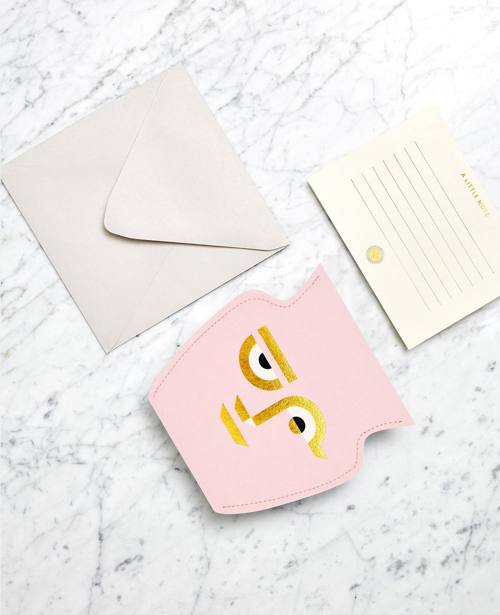 MINI PAPER VASE  "APOLINO" BLUE/PINK