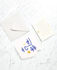 MINI PAPER VASE  "JANUS" WHITE