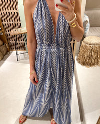 LONG NECKHOLDER DRESS "FINIKAS"