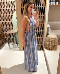 LONG NECKHOLDER DRESS "FINIKAS"