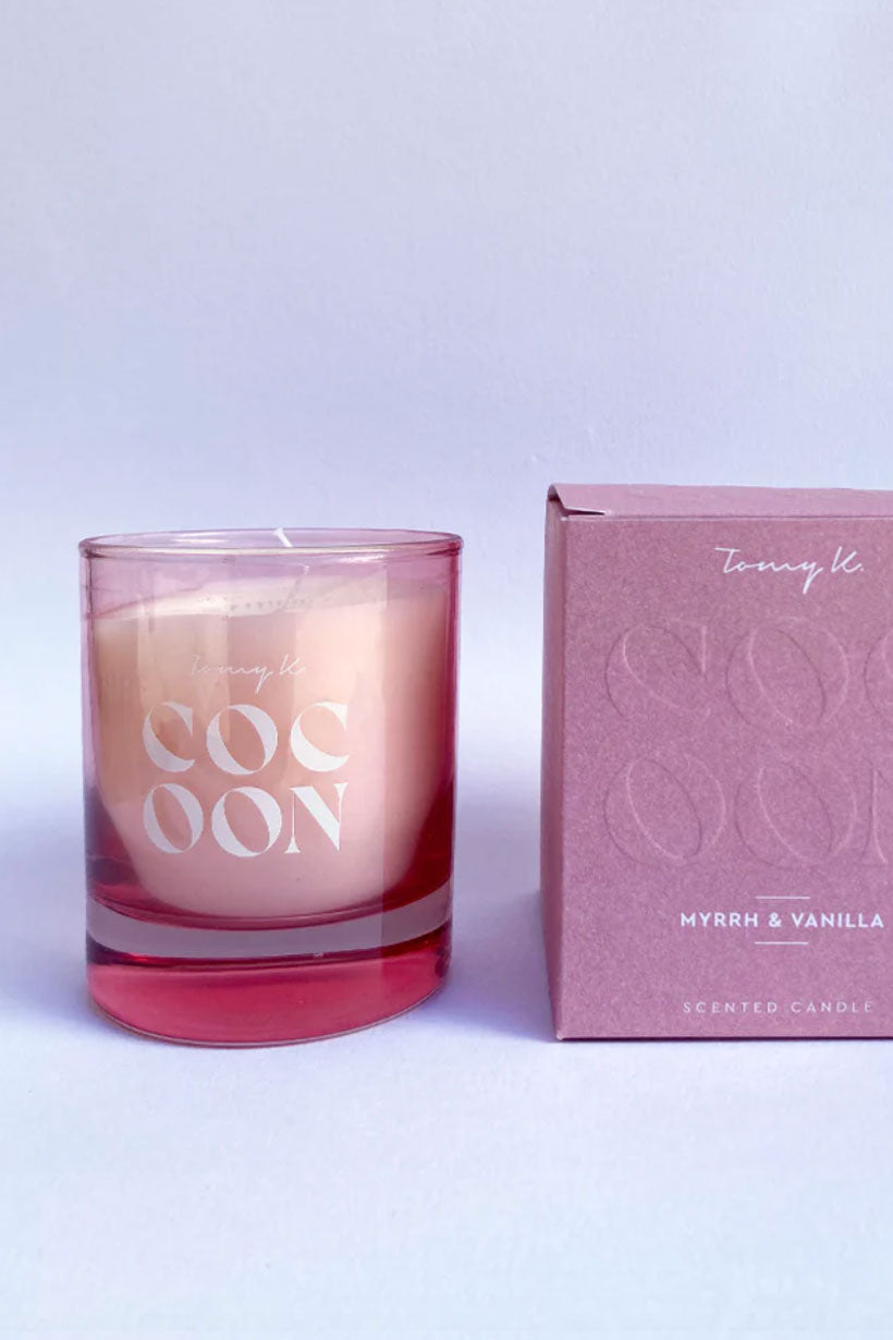 SCENTED CANDLE "COCOON - MYRRH & VANILLA"