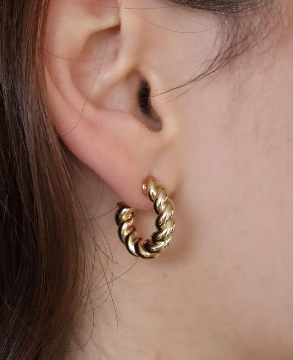 HOOPS "LINE" GOLD
