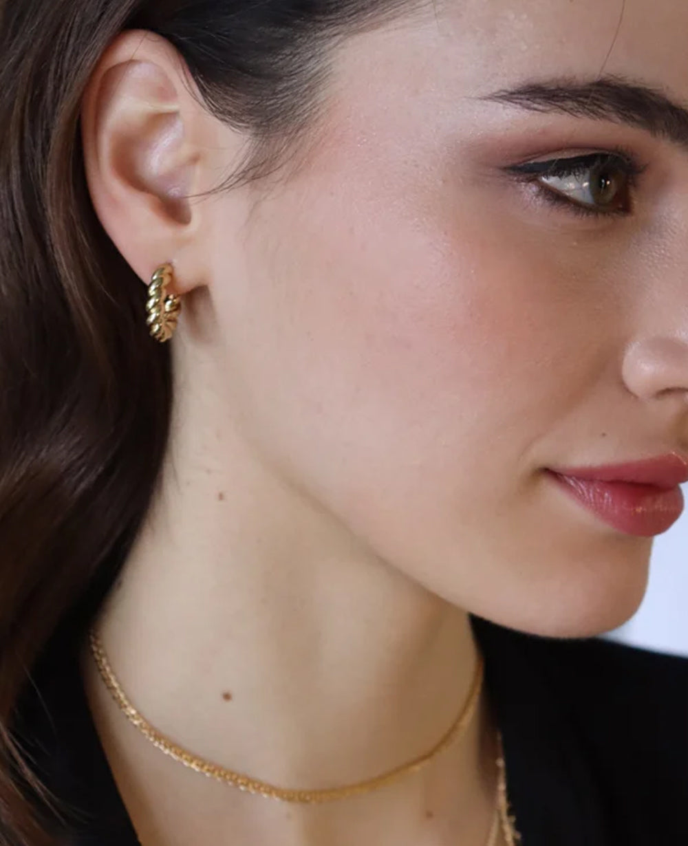 HOOPS "LINE" GOLD