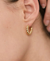 HOOPS "LINE" GOLD