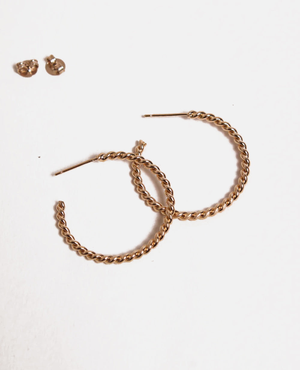 HOOPS "NARCISSE M" GOLD