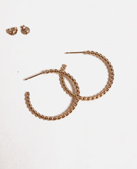 HOOPS "NARCISSE M" GOLD