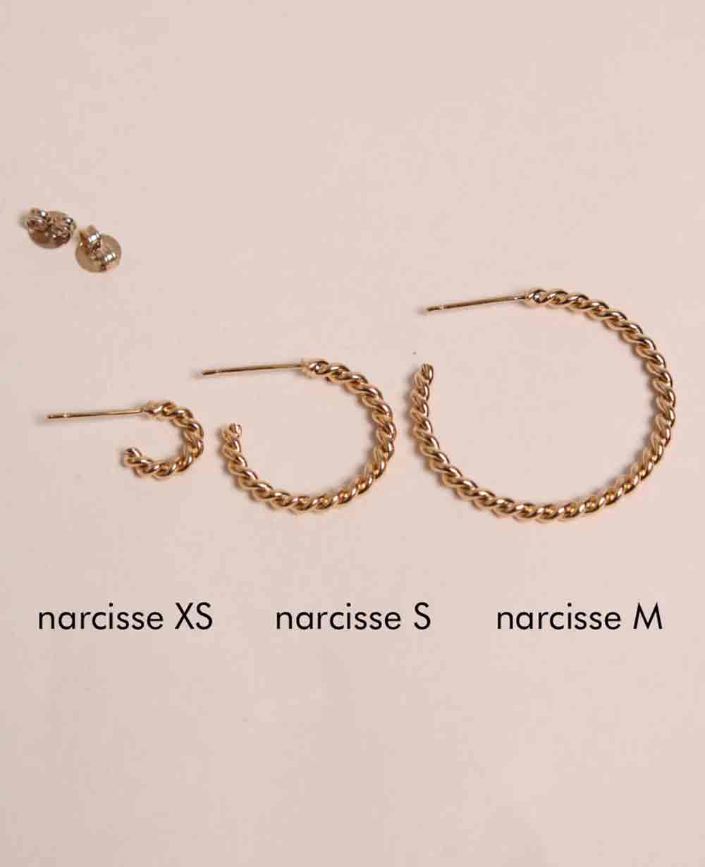 HOOPS "NARCISSE S" GOLD