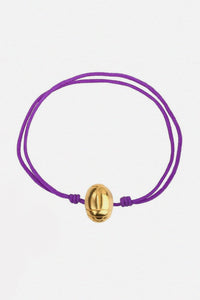 BRACELET "BEETLE" PURPLE/GOLD