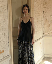 SILKY TOP "SOPHIA" BLACK