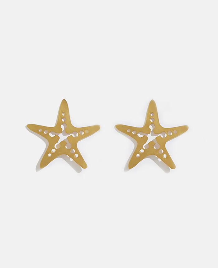 EARRINGS "STARFISH" GOLD