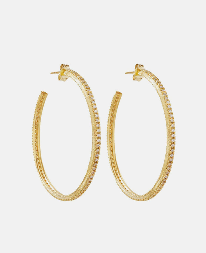 EARRINGS "TEMPTATION ZIRCONIA" GOLD