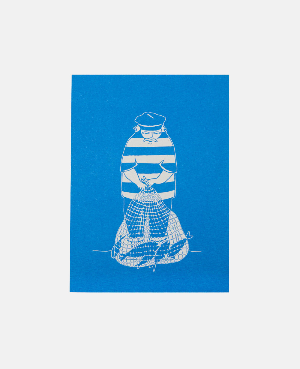 POSTKARTE "FISHERMAN"