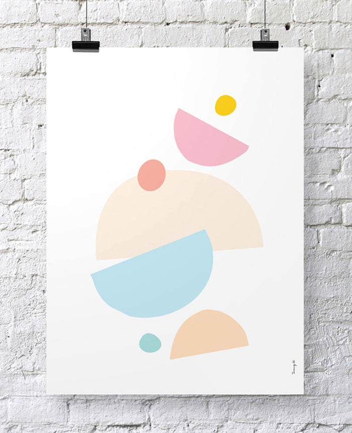 POSTER "CIRCLES CIEL"