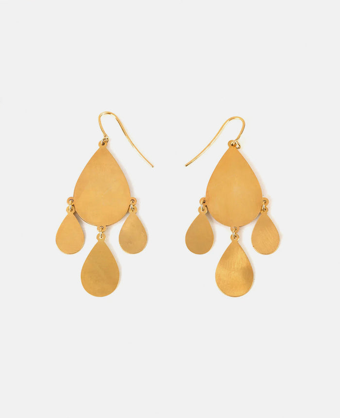 SHORT EARRINGS "TREVI" GOLD