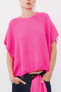 OVERSIZED SOFT ALPACA-MIX PONCHO