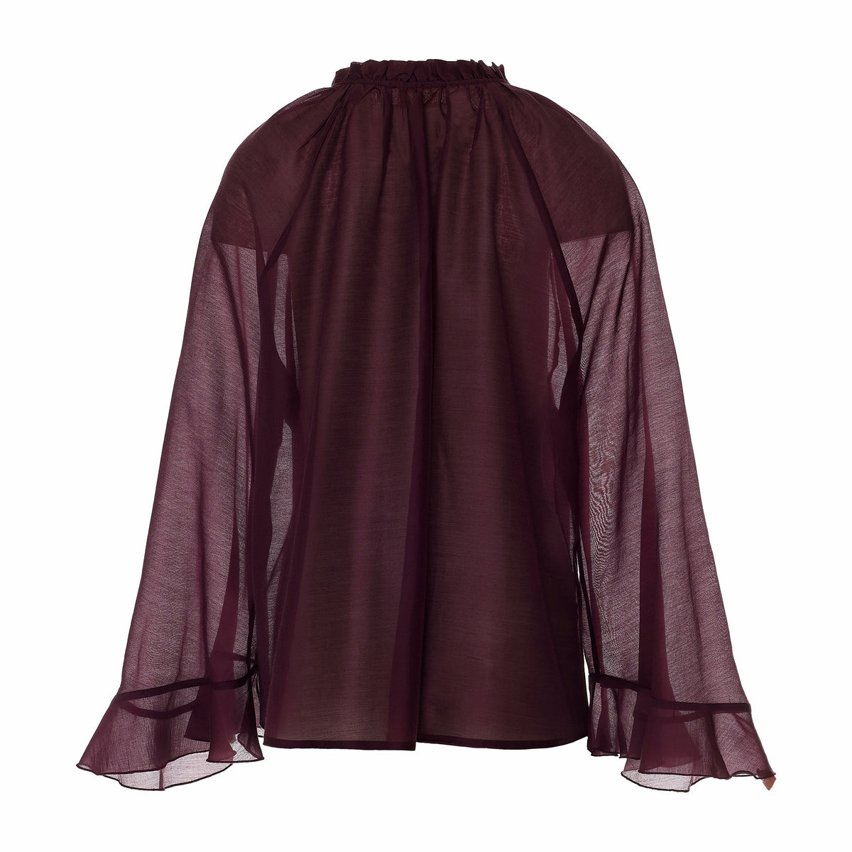 OVERSIZED TRANSPARENT BLOUSE "GRENADINE"