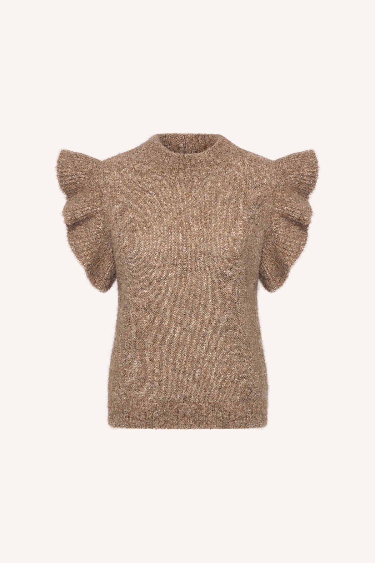 ALPACA PULLUNDER WITH RUFFLES BISCUIT