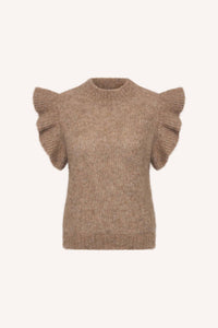 ALPACA PULLUNDER WITH RUFFLES BISCUIT