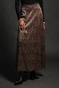 LONG SILKY SKIRT "ANIMISM" LEO