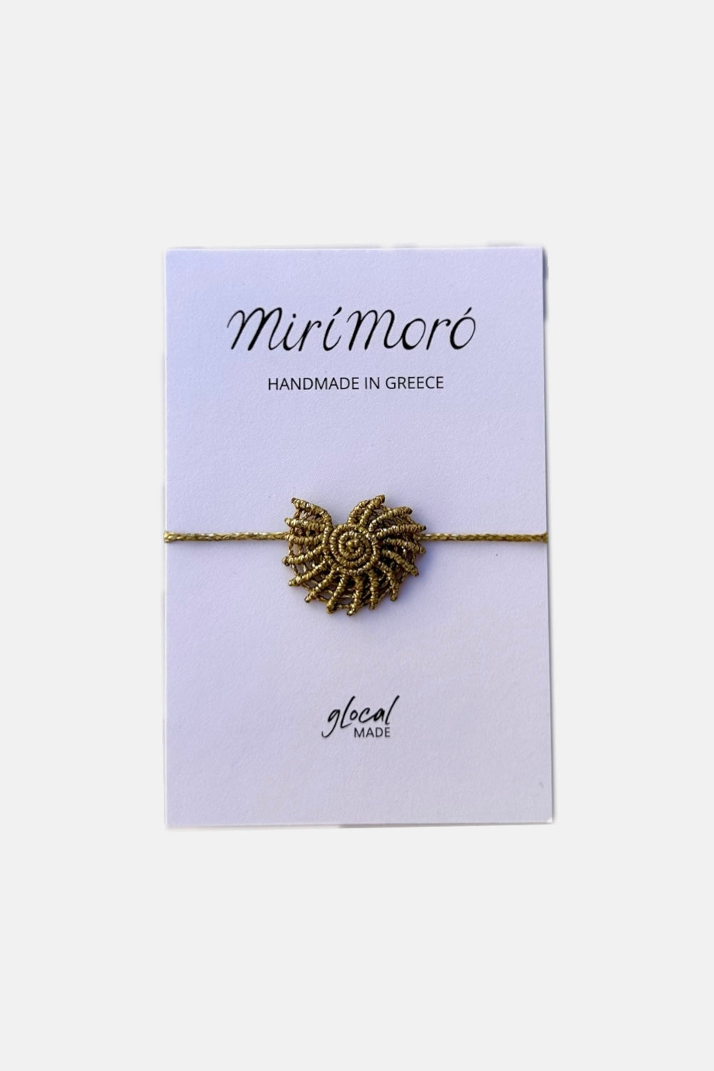 MAKRAMEE BRACELET "SHELL"