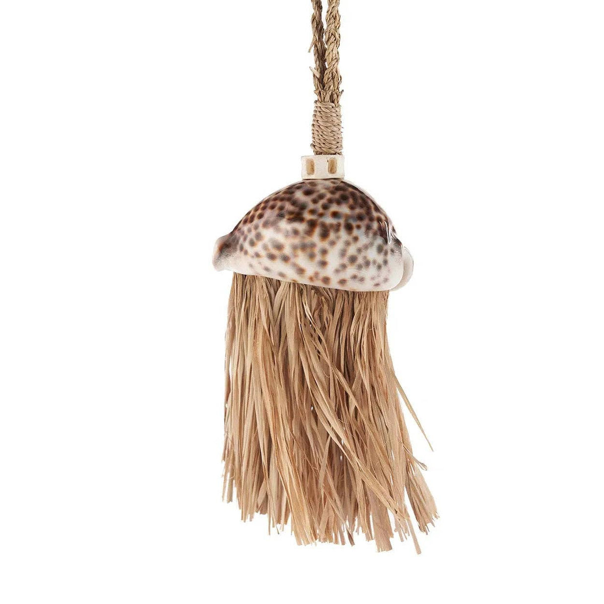 HANDMADE RAFFIA TASSLE "JELLYFISH" NATURAL