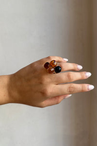 HANDMADE COCKTAIL RING "MURANO" MYSTICAL
