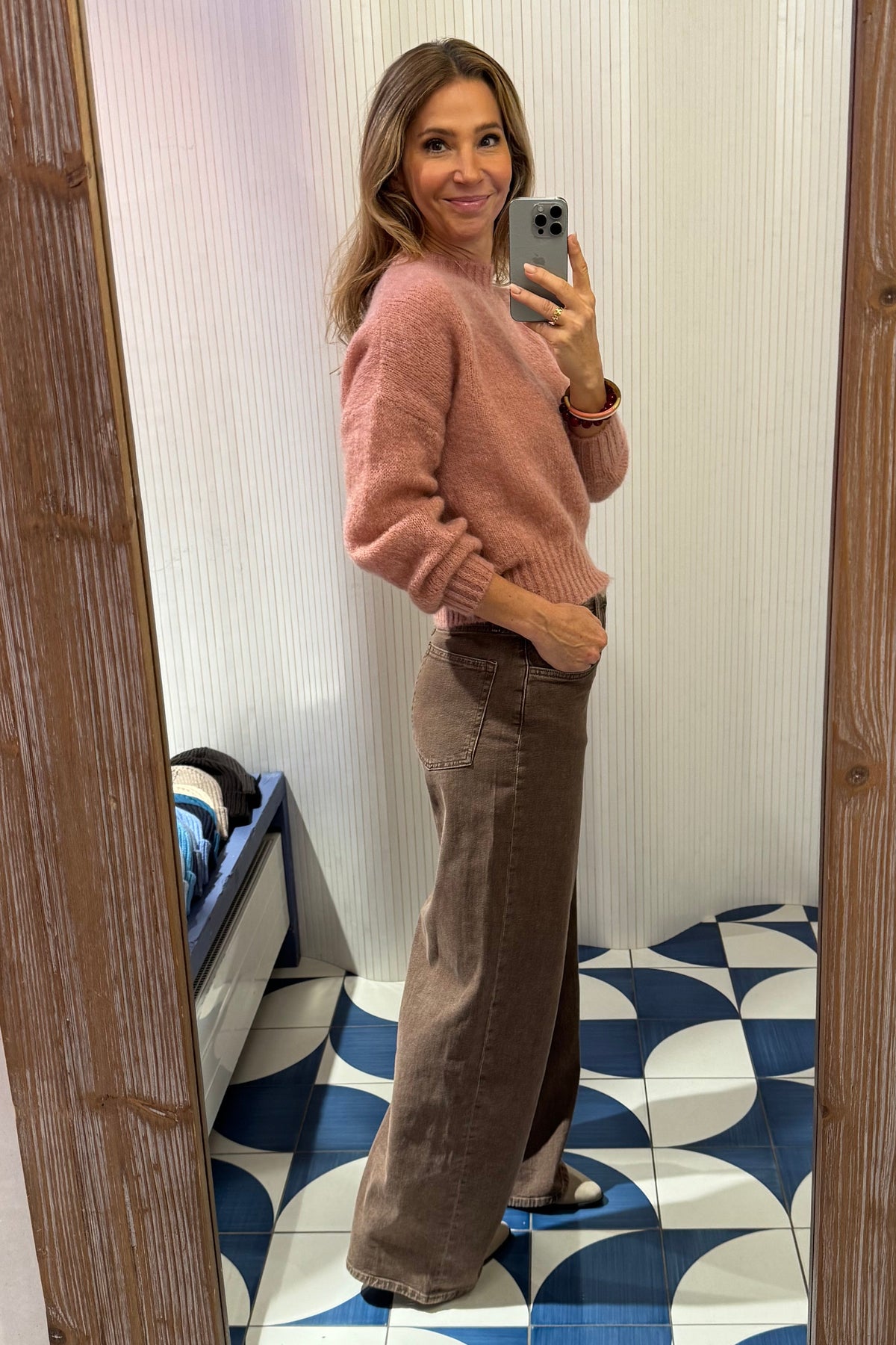 MOHAIR KNIT PULLOVER "SONNY" ASH ROSE