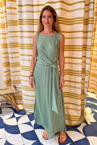 MIDI WRAP DRESS "SKOPELOS" MINT
