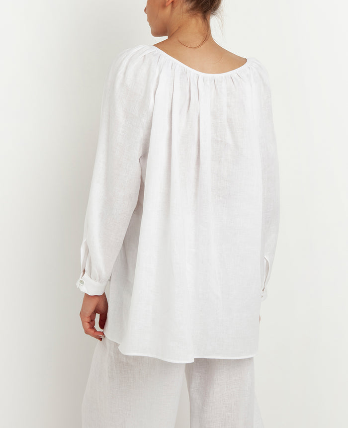 LINEN BLOUSE "MINIMAL"