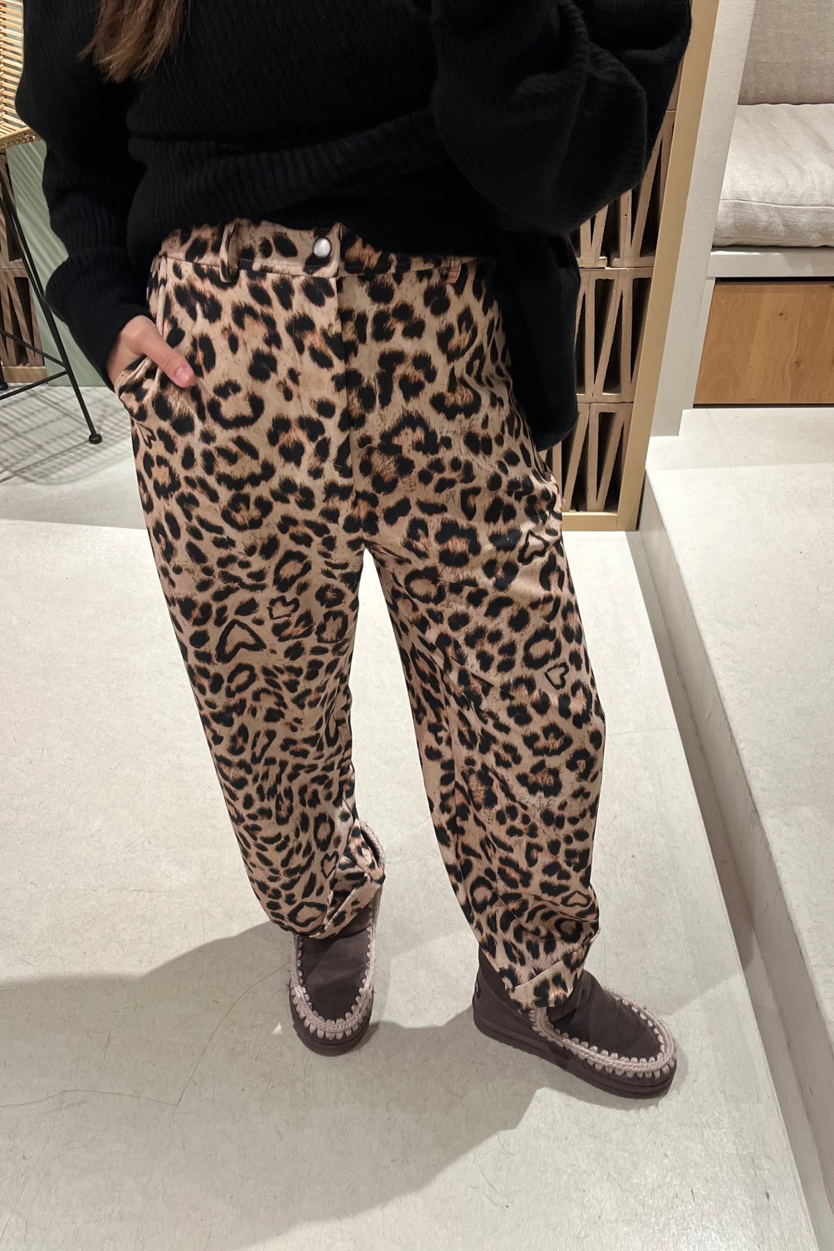 CROPPED LEO PANTS "JENNY"