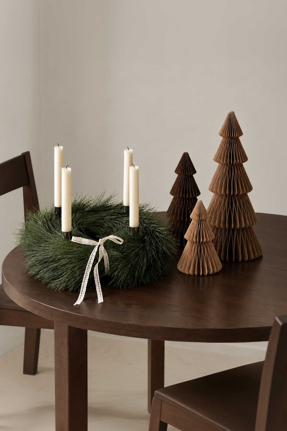 PAPER TREE SET SAND/CHOCOLATE/COFFEE