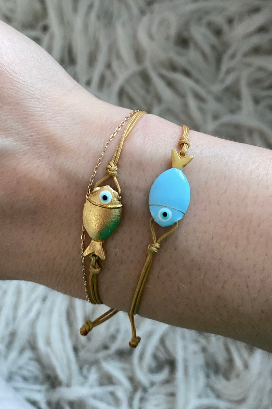 ENAMELED BRACELET "SEA BREAM"