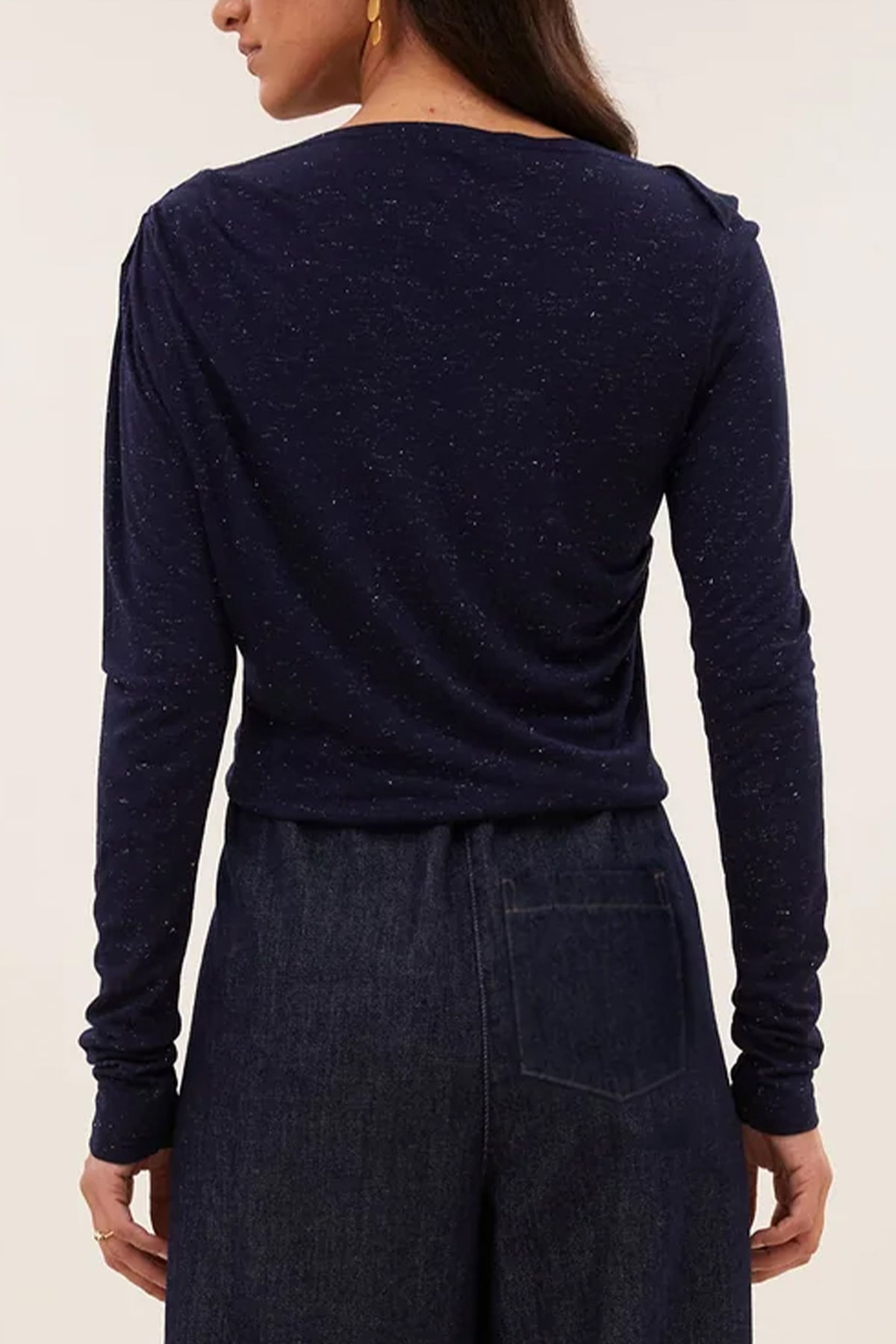 VISCOSE LONGSLEEVE WITH LUREX NIGHT SKY