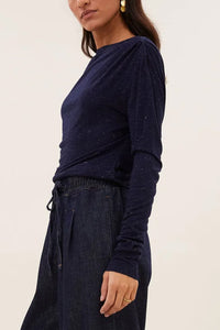 VISCOSE LONGSLEEVE WITH LUREX NIGHT SKY