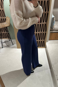 HIGHWAIST WIDE LEG PANTS BLUE