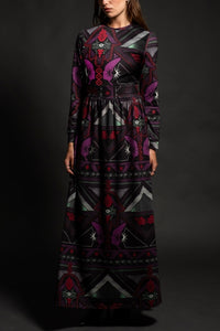 LONG DRESS "ILLUSION" MULTICOLOR