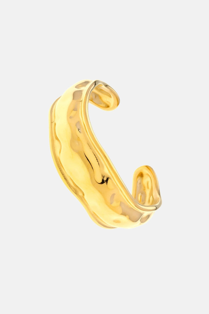 BIG ARMCUFF "WAVE" GOLD