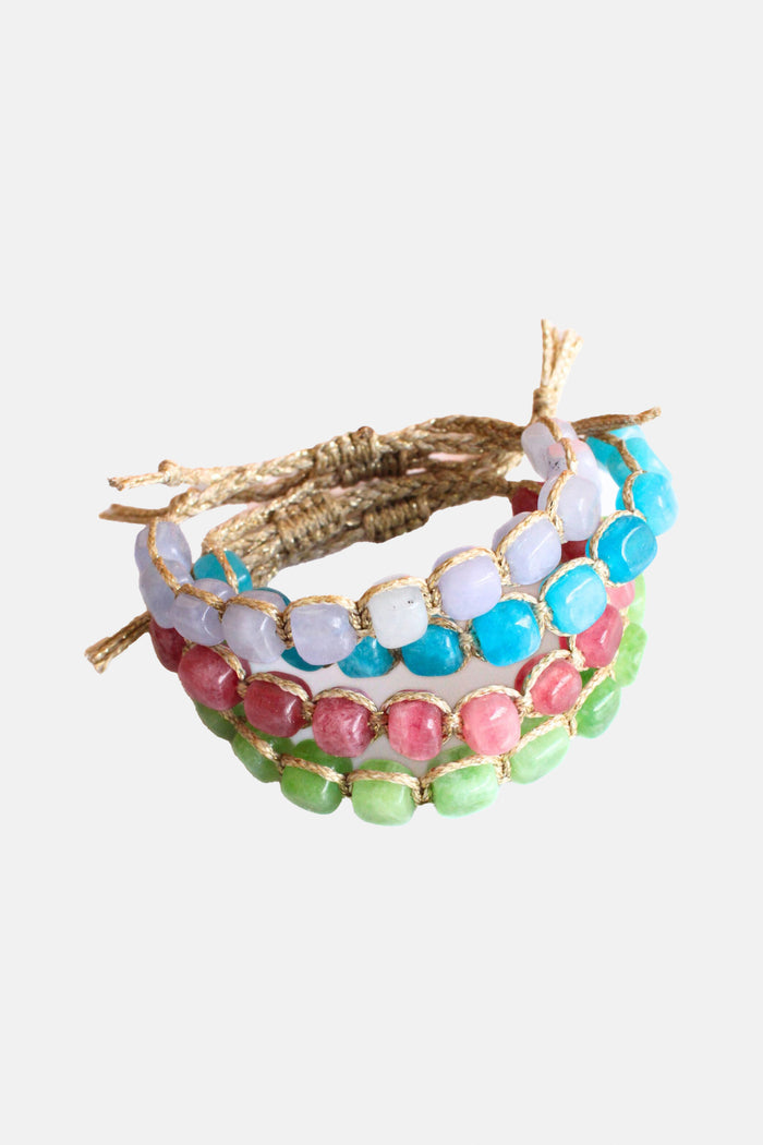 HANDMADE JADE BRACELET "CANDY"