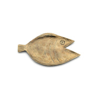 HANDMADE FISH PLATE "DORI" GOLD