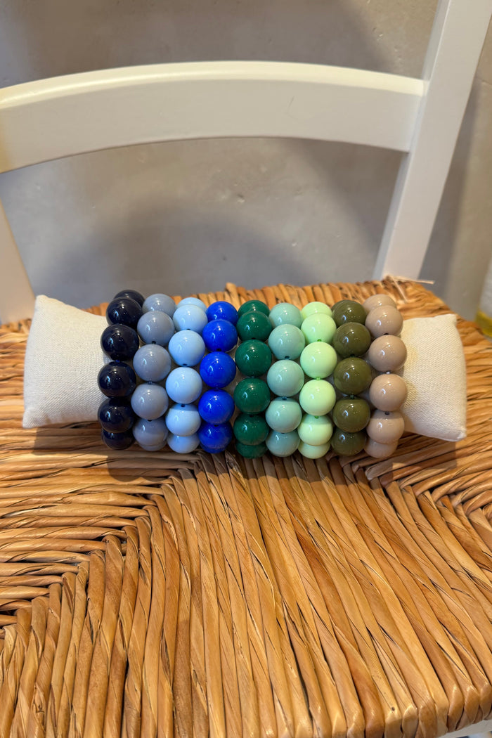 CHUNKY RESIN BRACELET „BLUES“