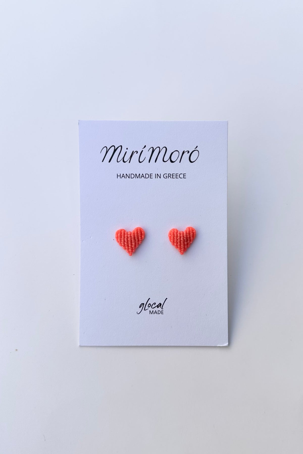 MAKRAMEE EARRINGS "HEARTS"