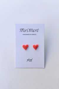 MAKRAMEE EARRINGS "HEARTS"