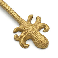 HANDMADE FORK "OCTOPUS" GOLD