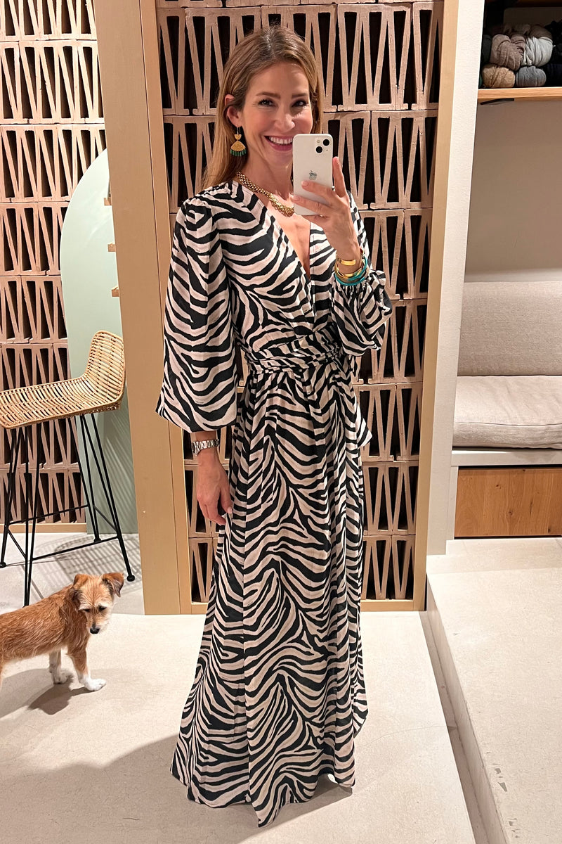 LONG DRESS "ZEBRA"