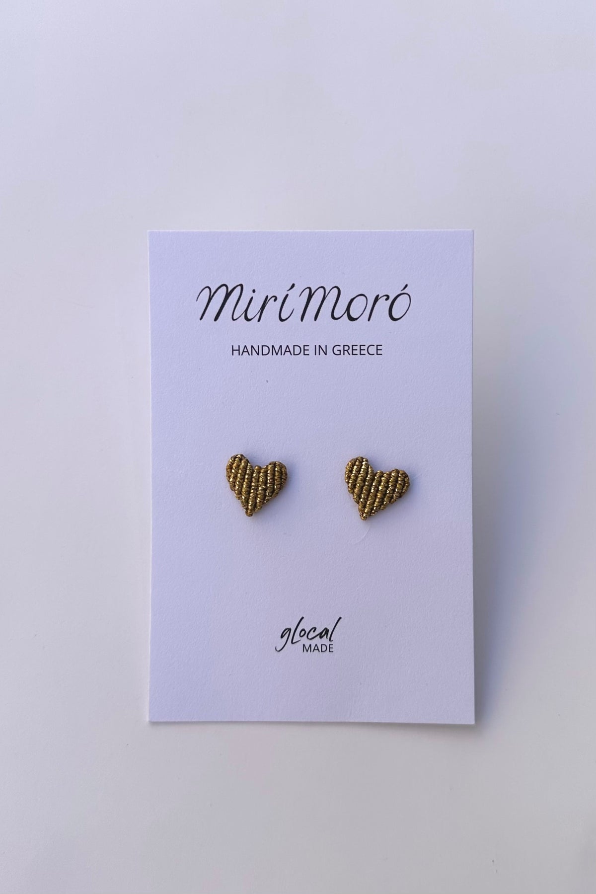 MAKRAMEE EARRINGS "HEARTS"