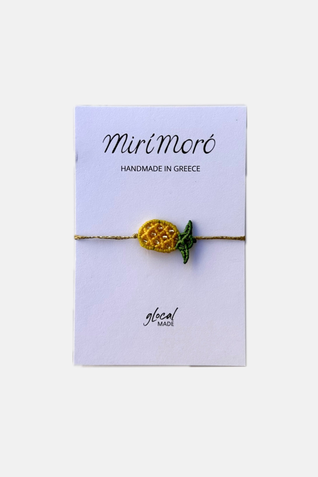 MAKRAMEE BRACELET "PINEAPPLE"